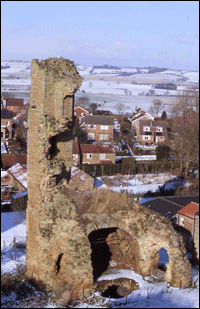 North-east tower of Sheriff Hutton castle, North Yorkshire